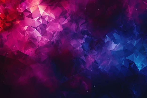 Abstract background with a low poly design