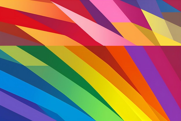 Abstract background with multicolored stripes and lines