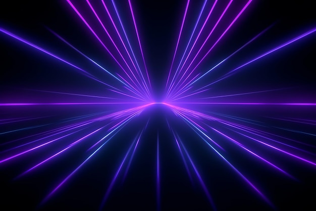 purple laser beam