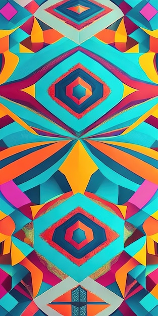 Abstract background with optical illusions and patterns