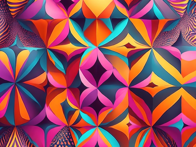 Abstract background with optical illusions and patterns