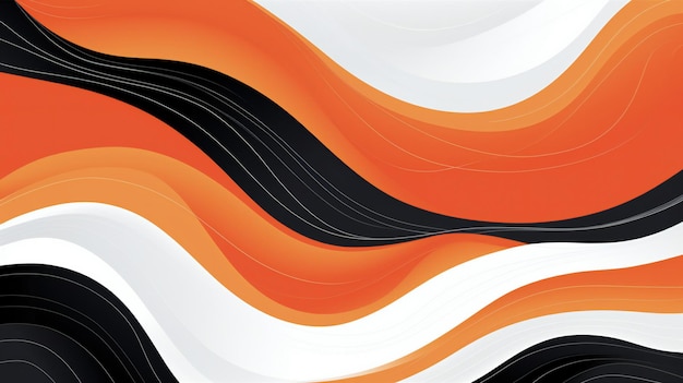 abstract background with orange black and white swirls