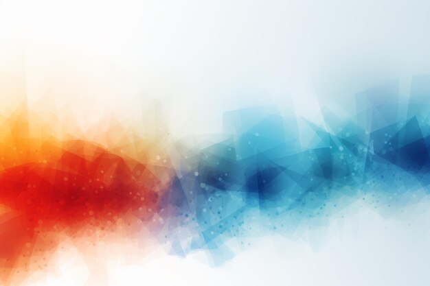 abstract background with orange blue and red colors