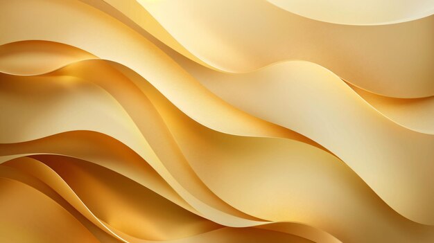 金色のグラディエントの重なり合う色彩の抽象的な背景