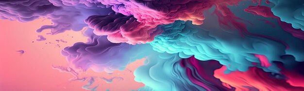 Abstract background with pastel colors soft colors Generative AI