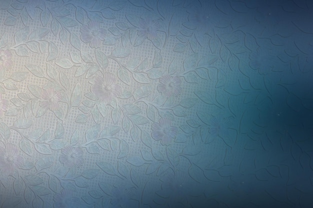 유리의 파란색과 흰색 질감 패턴으로 추상적인 배경