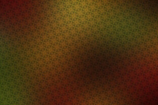 Abstract background with a pattern of geometric shapes in green and red