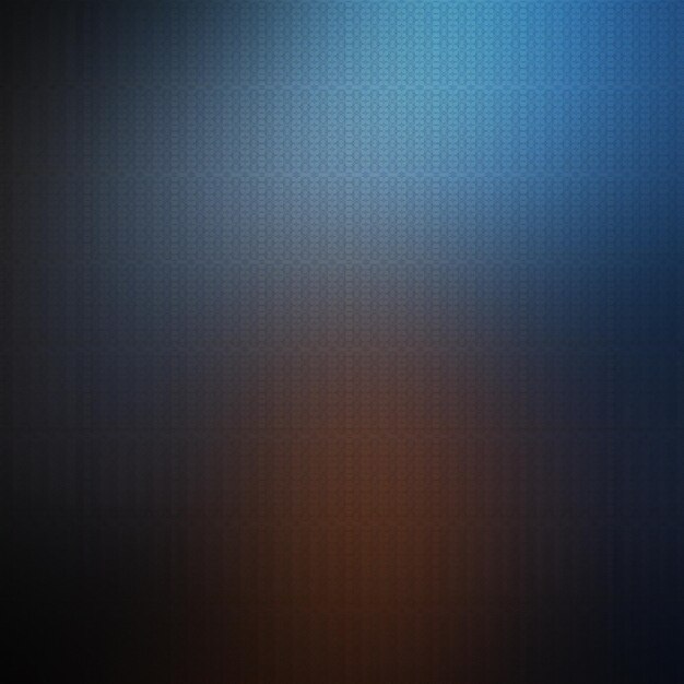 青とオレンジ色の正方形のパターンを持つ抽象的な背景