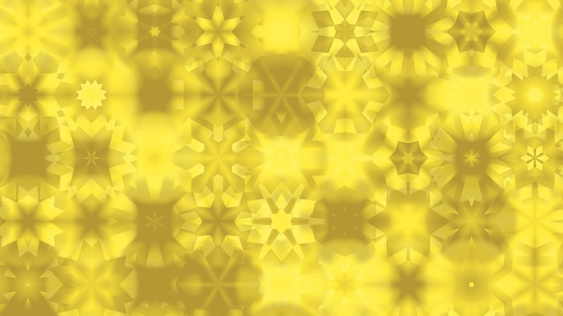 abstract background with a pattern of yellow stars and the word love.