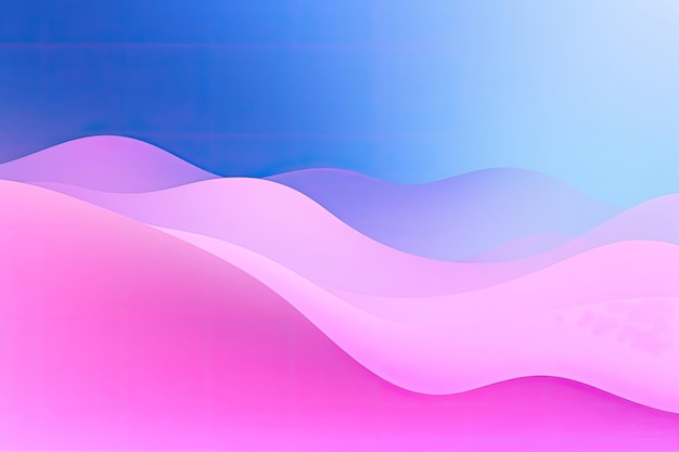 Abstract background with pink and blue waves Desktop wallpaper