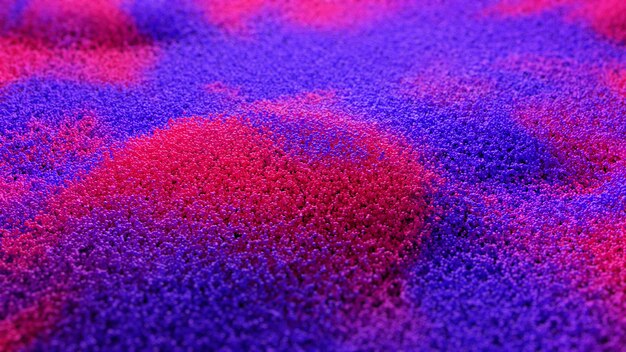 Abstract background with pink purple floating particles with depth of field