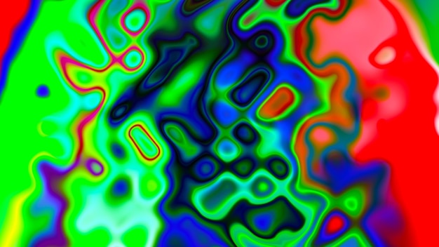 Abstract background with psychedelic art