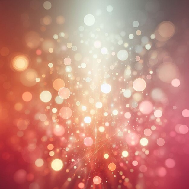 Abstract background with Radiant Bokeh Lights