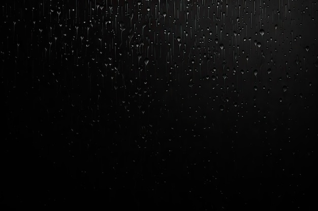 Abstract background with rain on black