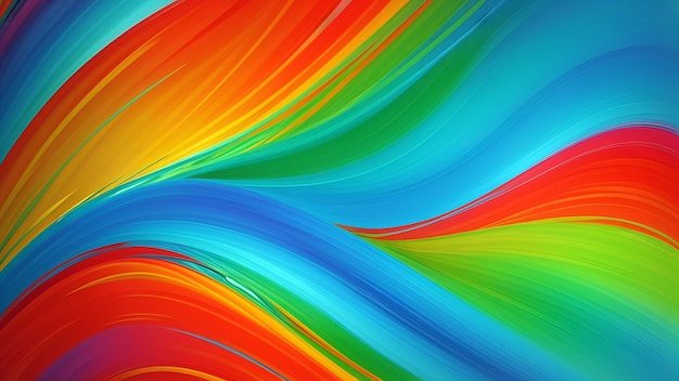 Abstract background with rainbow colorful