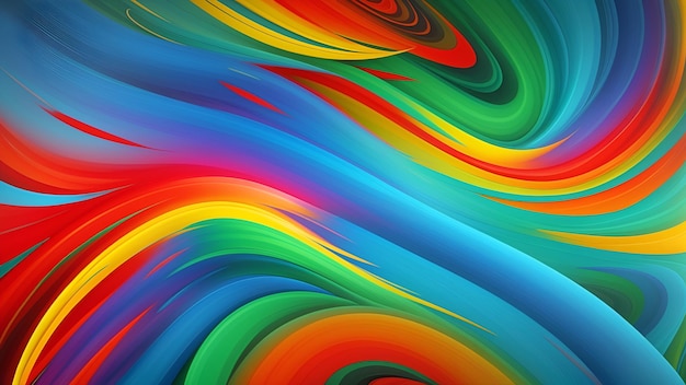 Abstract background with rainbow colorful