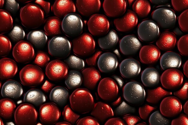 写真 abstract background with red and black balls