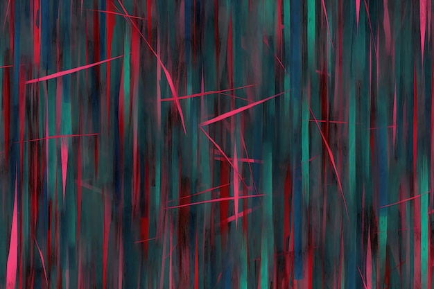 Photo abstract background with red and blue lines and stripes in grunge style