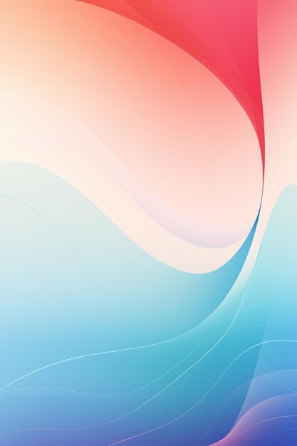 An abstract background with a red blue and pink wave