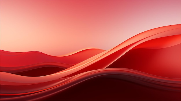 Abstract background with red mountains and sun Vector illustration for your design