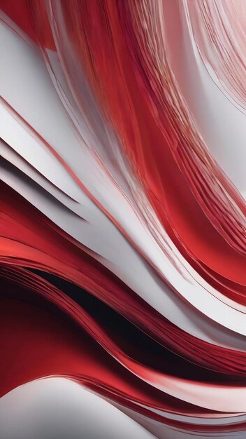 Abstract background with red smooth lines