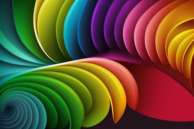 Abstract background with the representative colors of the LGBT community