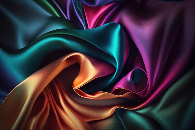 abstract background with silk