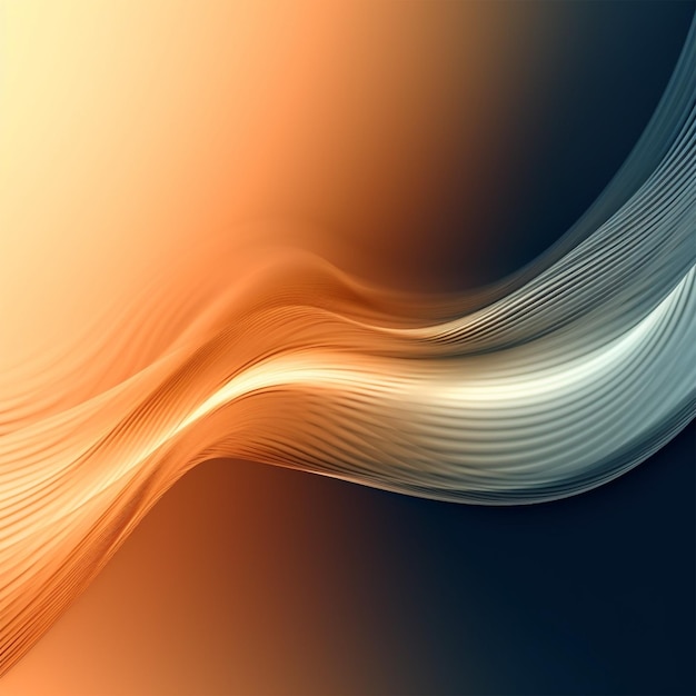 Abstract Background With Smooth Flowing Curves