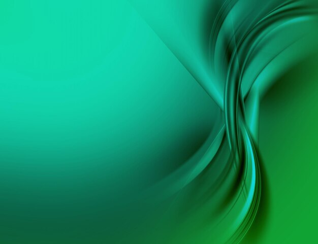 Abstract background with smooth flowing curves