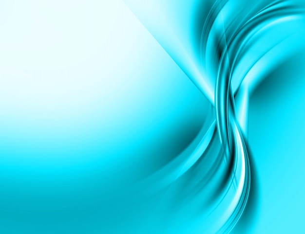 Abstract Background with Smooth flowing curves