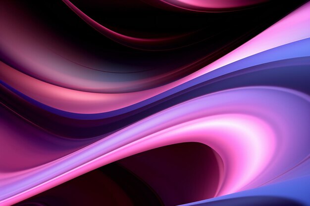 Abstract background with smooth lines in purple and pink colors