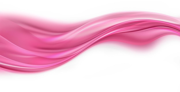 Abstract Background with Smooth Pink Wave