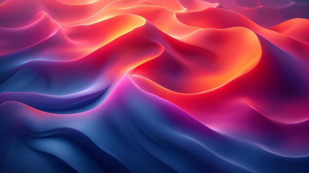 Abstract background with smooth shapes generative ai