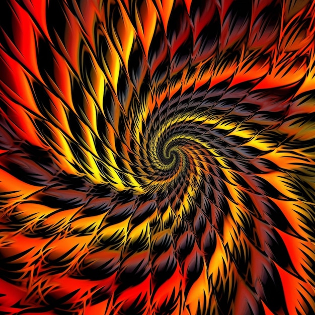 Abstract background with a spiral design.