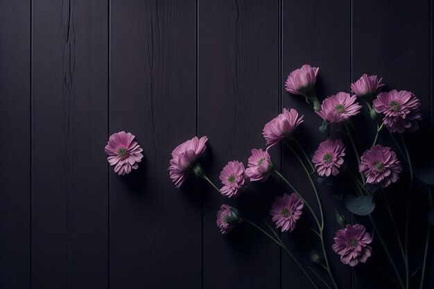 Abstract background with a spring flower theme