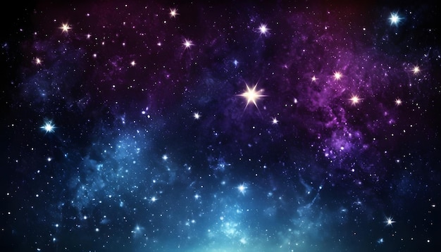 Abstract background with stars