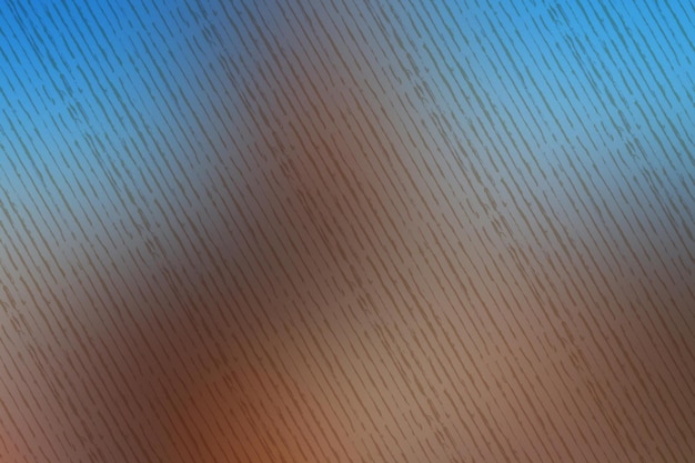 Abstract background with stripes and bokeh in blue and orange