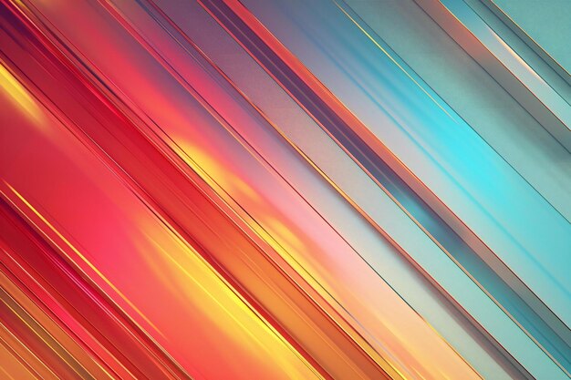 Photo abstract background with stripes and lines in red orange and blue colors