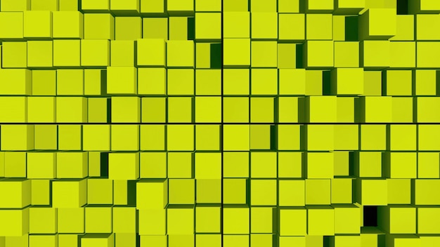 Abstract background with surface cubes