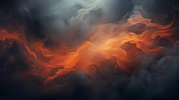 abstract background with swirling smoke