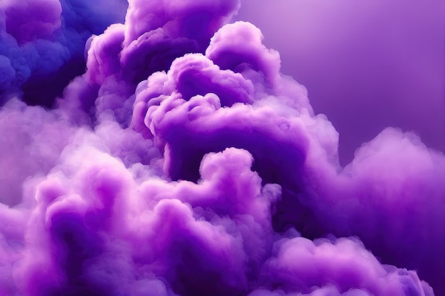 Abstract background with thick smoke of lilac color