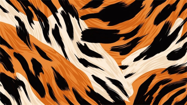 Abstract background with tiger stripes Vector illustration for your graphic design