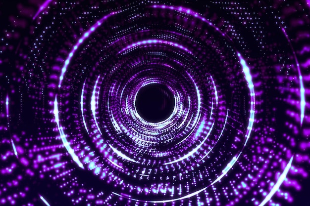 Abstract background with ultraviolet neon lights empty frame c