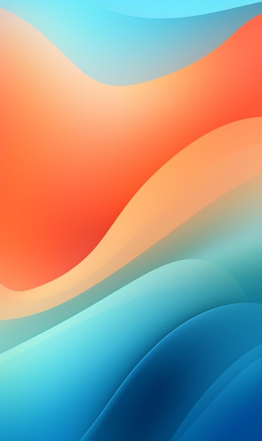 abstract background with a variety of colors of blue generative ai
