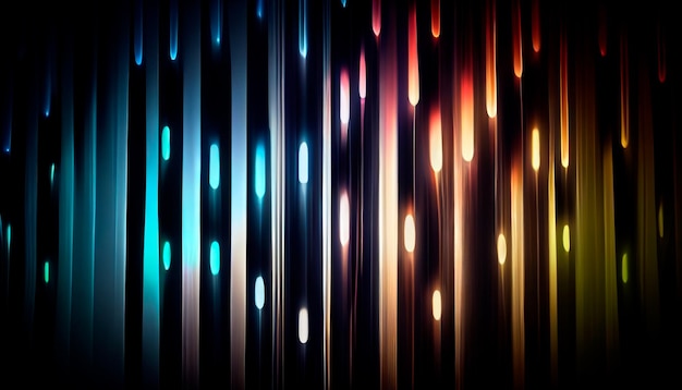 Abstract background with vertical lights Generative AI