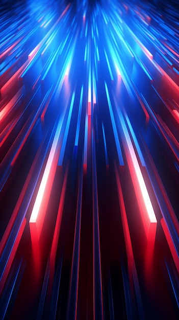 Photo an abstract background with vibrant blue and red lines