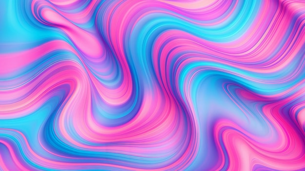 Abstract background with vibrant pink and blue swirls
