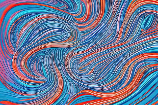 Abstract background with vibrant swirling colors