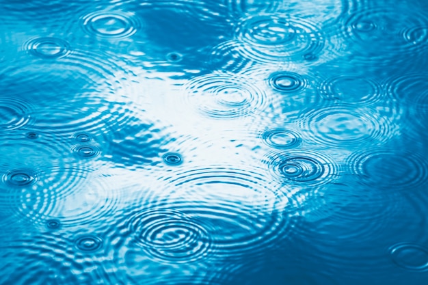 Foto sfondo astratto con cerchi d'acqua da onde onde