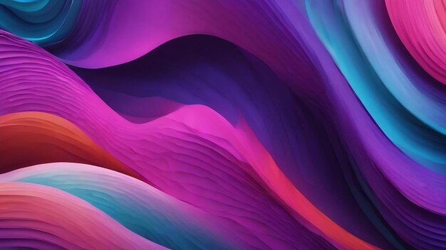 Abstract background with waves colorful and vibrant 4k wallpaper purple colors